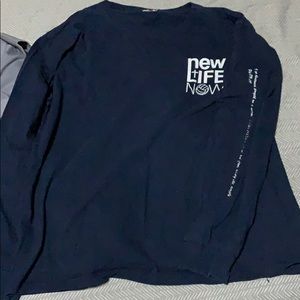 New Life Now Volleyball Long Sleeve Tee